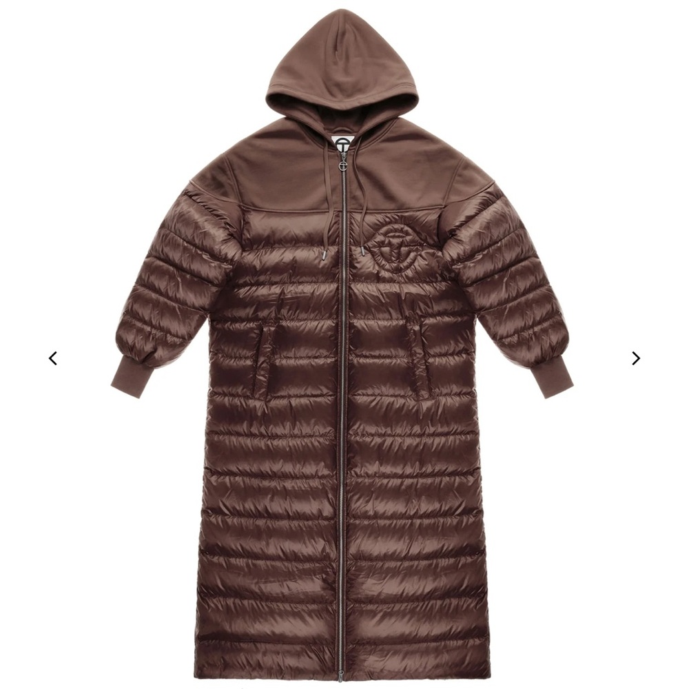 BRAND NEW - Telfar Puff Hoodie Coat - Chocolate - XS/S
